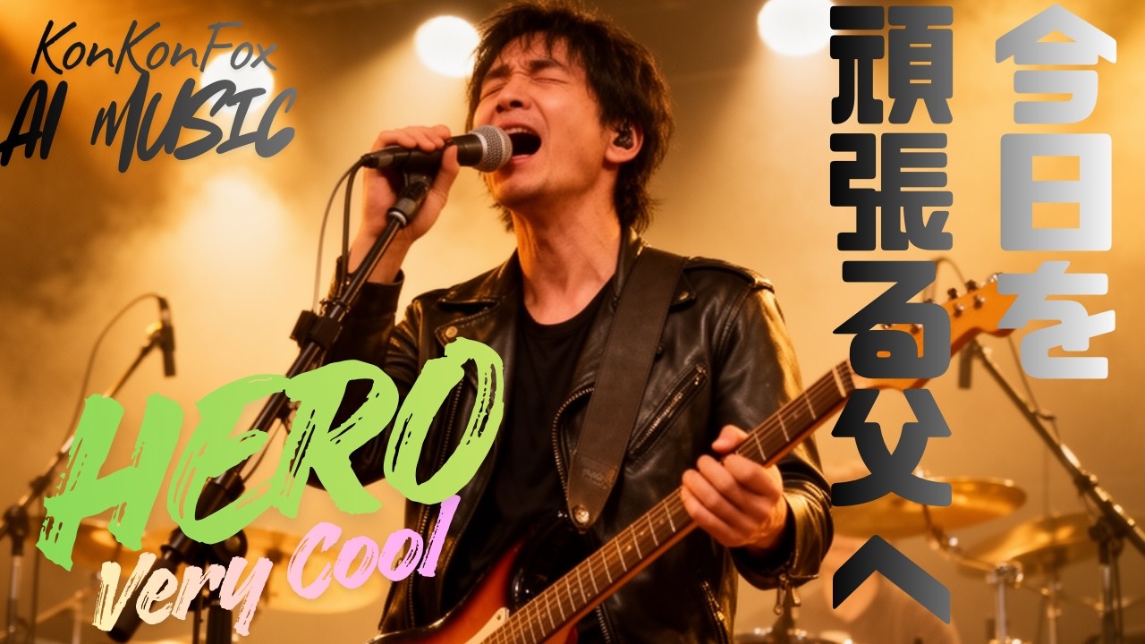 【頑張るお父さんを応援ソング】HERO（AI作成）