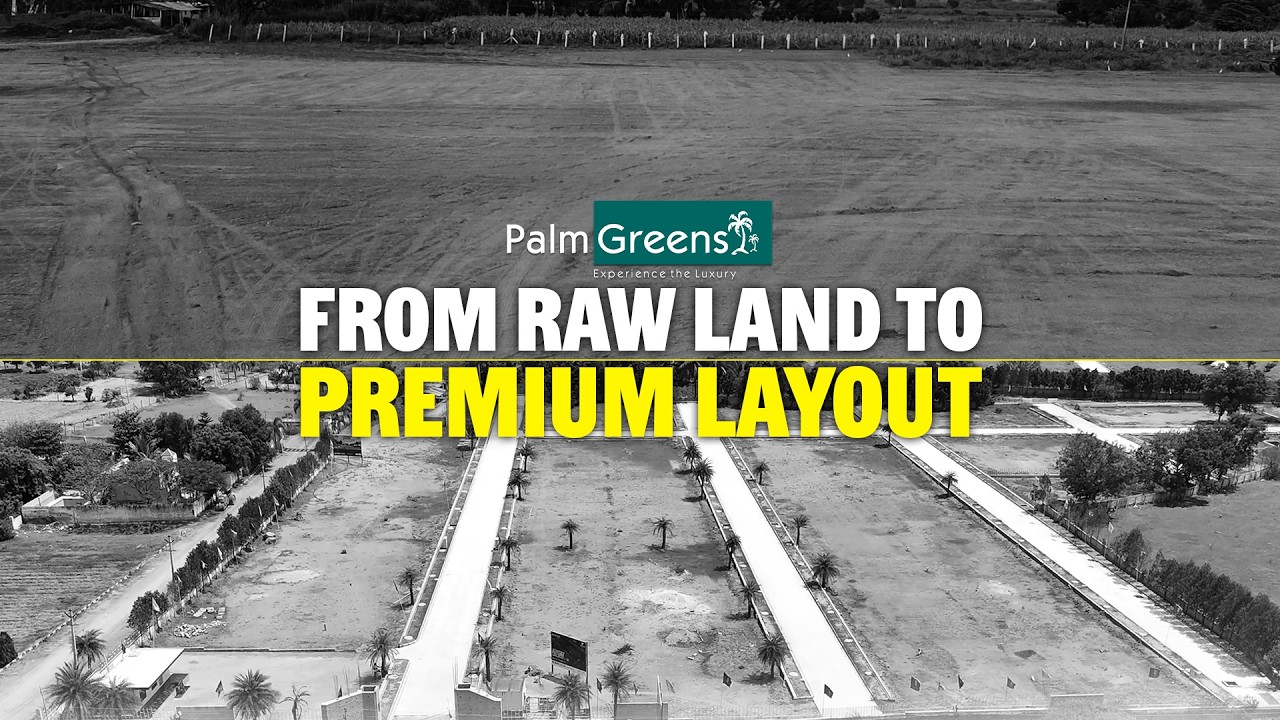 🌴 PALM GREENS – Development Completed Update 🌴HMDA Approved Layout | RERA Registered Project
