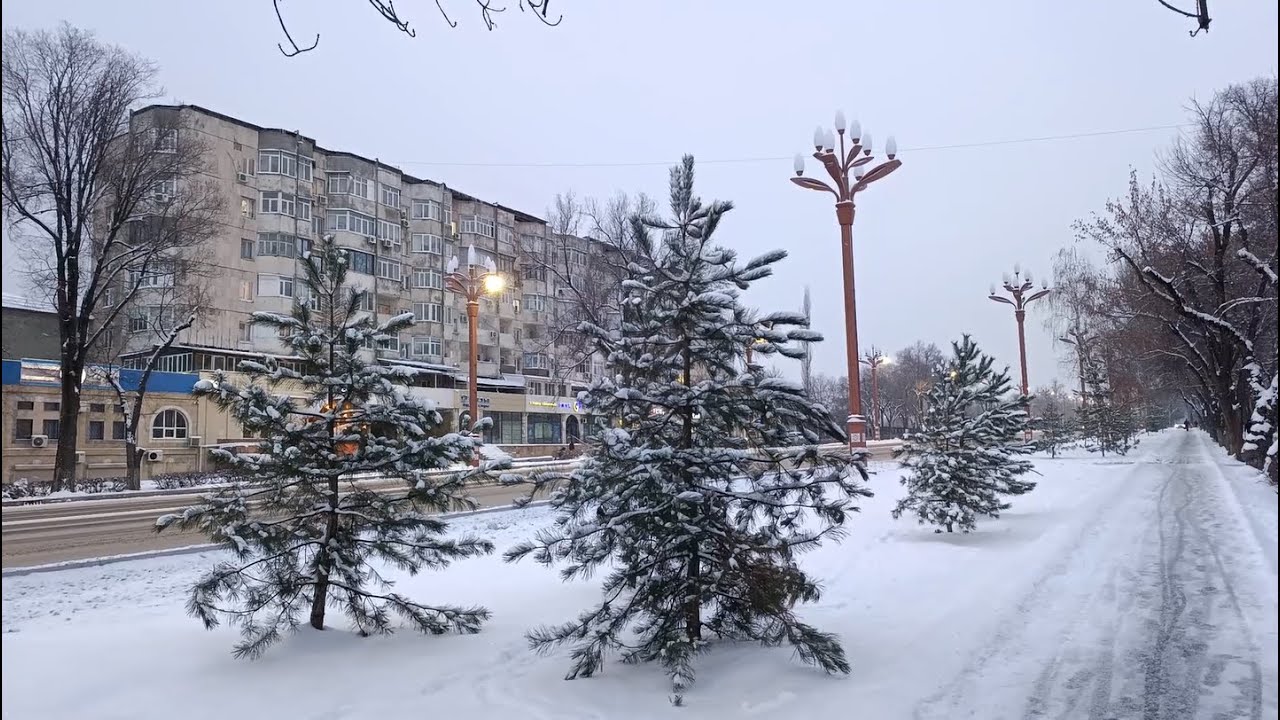Середина зимы в Бишкеке
