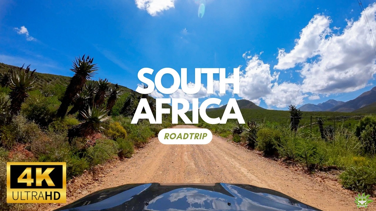 Scenic Drive: De Rust to Oudtshoorn South Africa via the back roads | 4K Virtual Drive