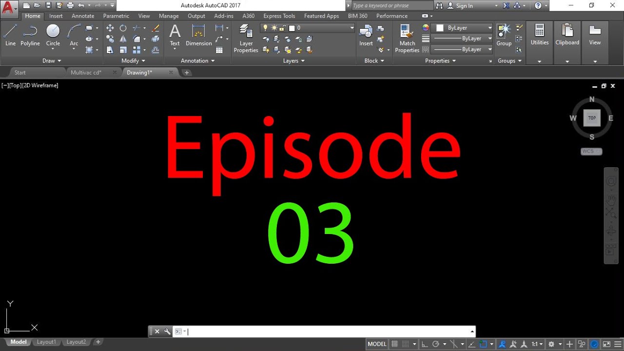 AutoCAD Basic to Advanced Tutorial Series | Episode 03 – Creating A New Dwg file