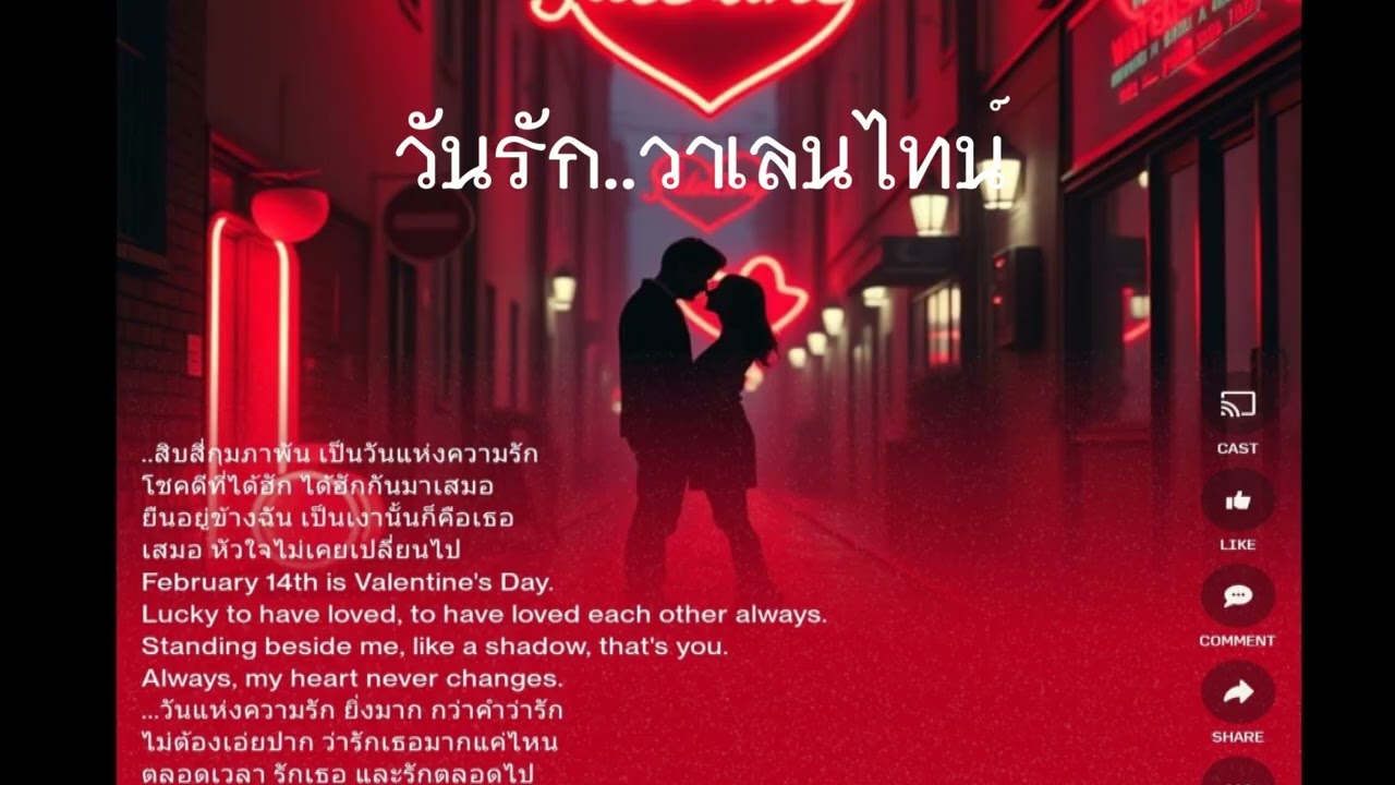 วันรัก   วาเลนไทน์  BY  เชิดชัย อุ่นไธสง