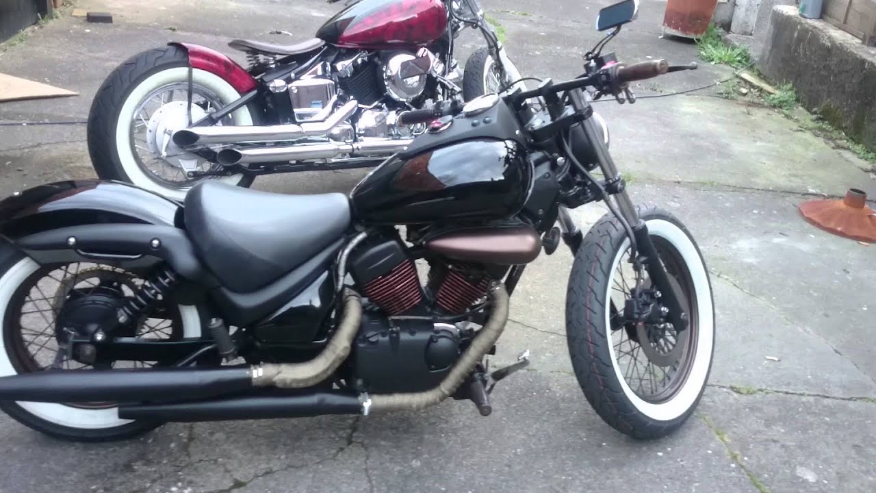 XVS650 and 125 Intruder bobber builds