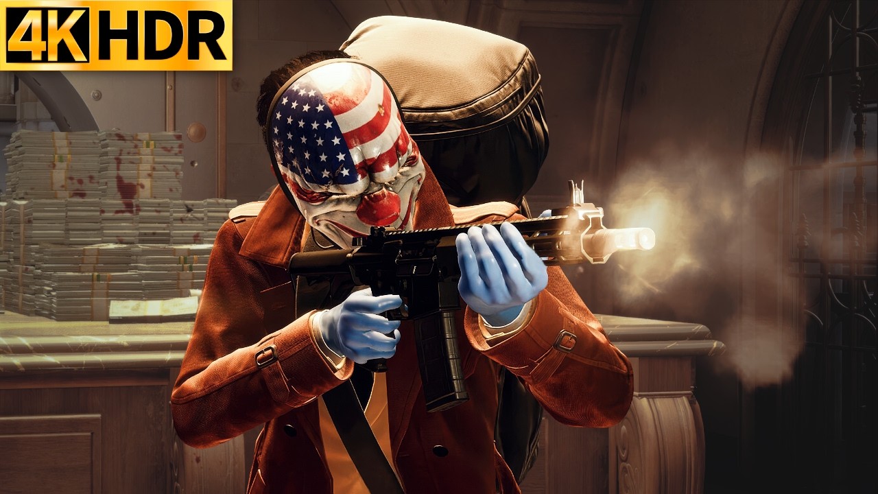 Payday The Heist | Ultra Settings 4K HDR Gameplay (RTX 4090M)