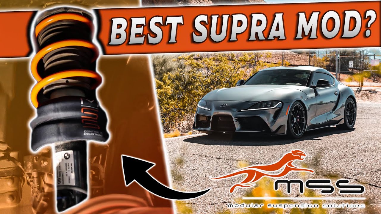 Your A90 Supra NEEDS This Upgrade!! | MSS Lowering Kit + 2022 A90 Supra