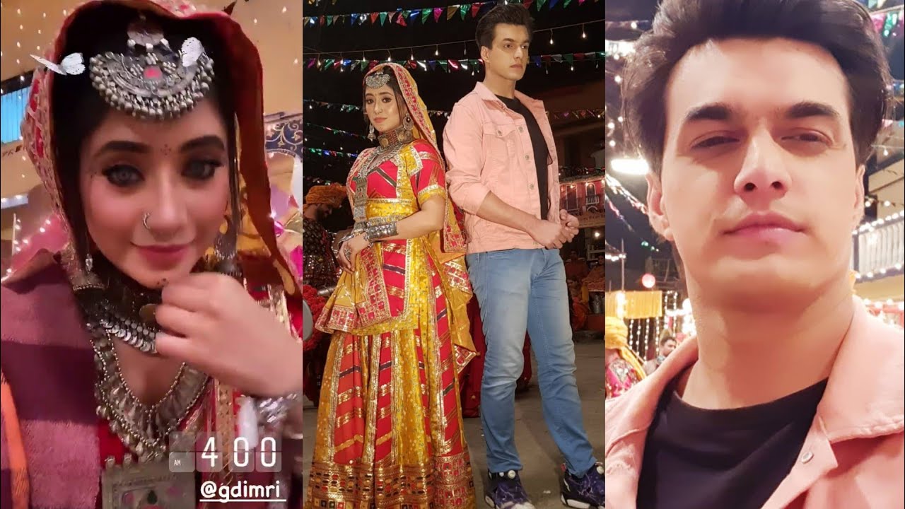 Shivangi Joshi and Mohsin Khan Masti on set | YRKKH | Behind the Screen | SR updates