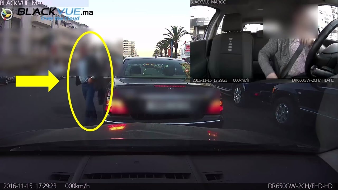خطيييييرر: سائق ينتحل صفة رجل أمن، يشتم و يتلاعب بحياة سائق أخر بالدارالبيضاء ...