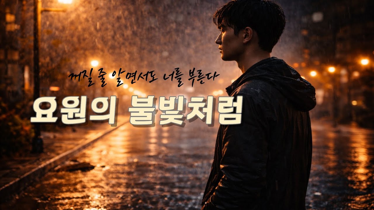 요원의 불빛처럼 꺼질 줄 알면서도 널 부른다  감성 발라드 | kPopBallad 