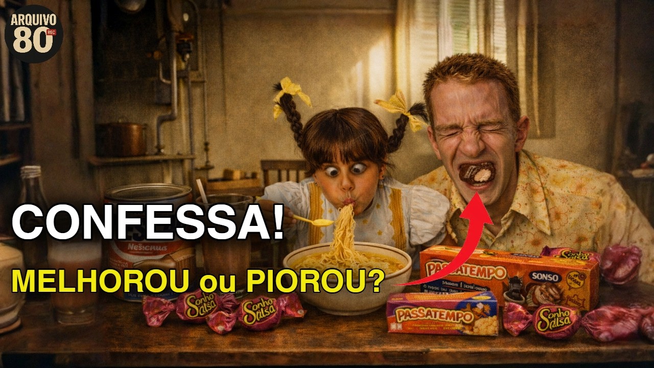13 Guloseimas dos Anos 80/90 que Mudaram de Sabor no Brasil (e ninguém admite) - por quê?