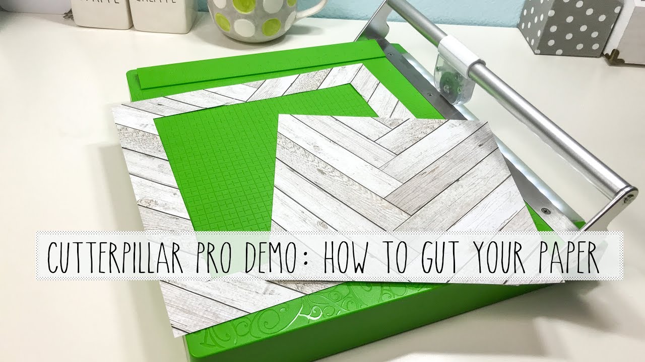 cutterpillar pro demo | how to gut the middle of your paper