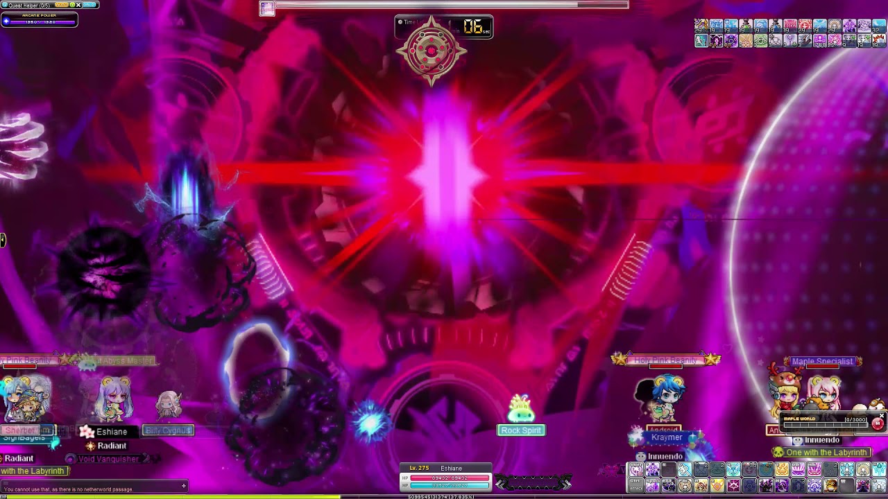 Maplestory Black Mage BaM first clear (EU reboot): pepega redemption arc