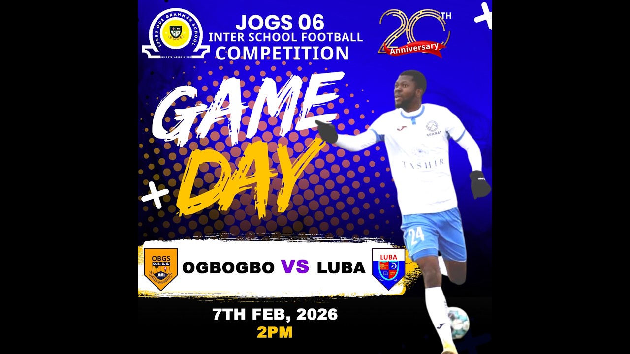 JOGS 06 FOOTBALL COMPETITION 20 YEARS ANNIVERSARY ( OGBOGBO VS LUBA )