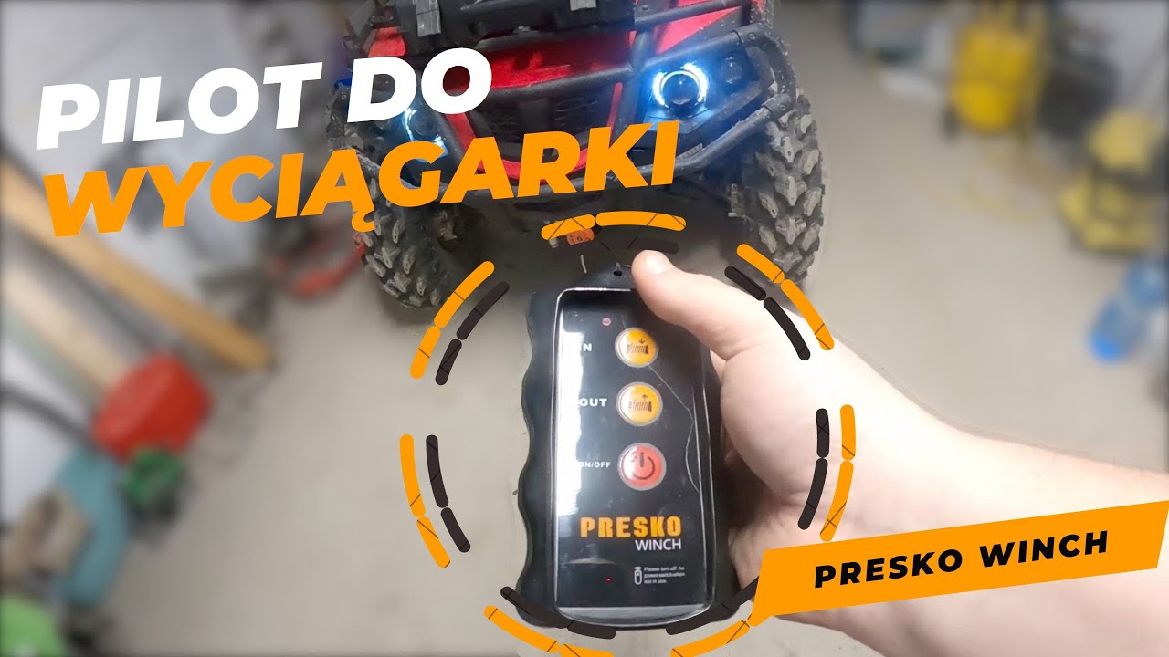 Pilot do wyciągarki - montaż w ATV HISUN TACTIC 550 - Presko Winch