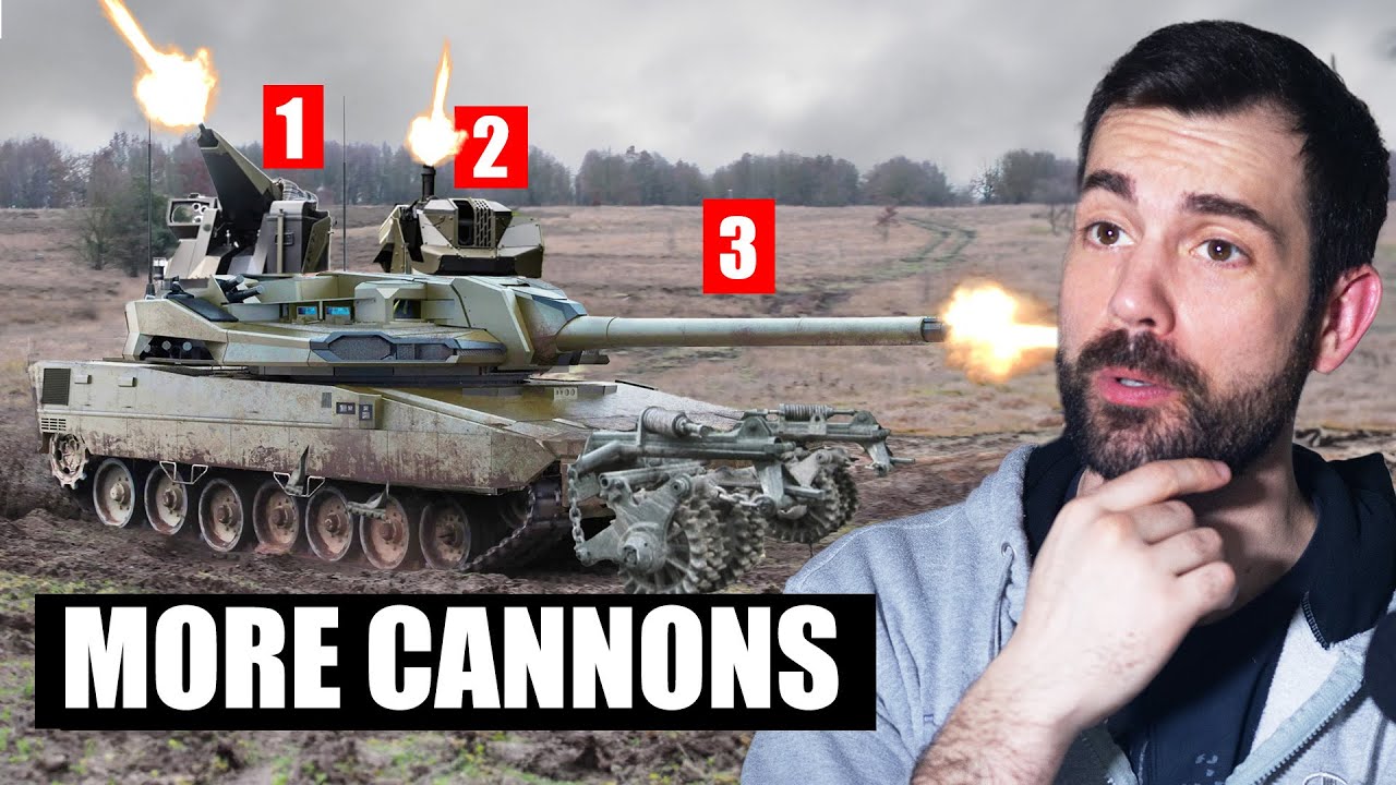 Europe's New 3 Cannon Tank Goes Hard