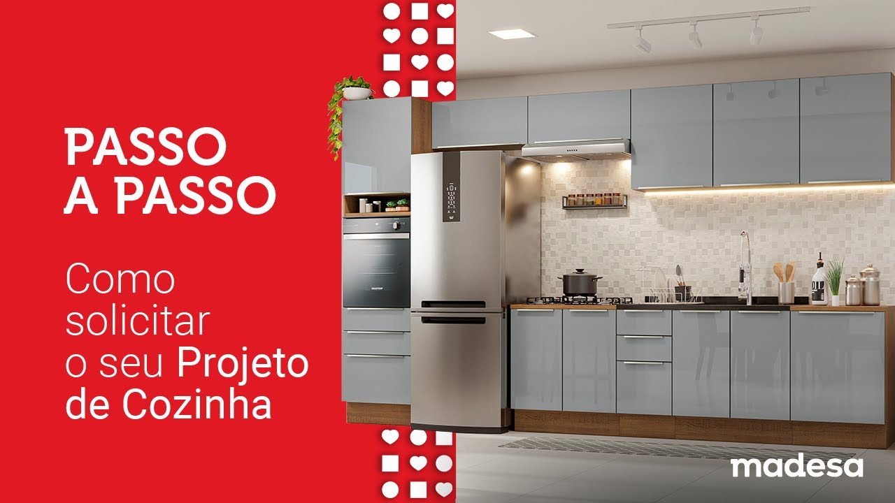 Como solicitar um PROJETO DE COZINHA | Madesa M&oacute;veis