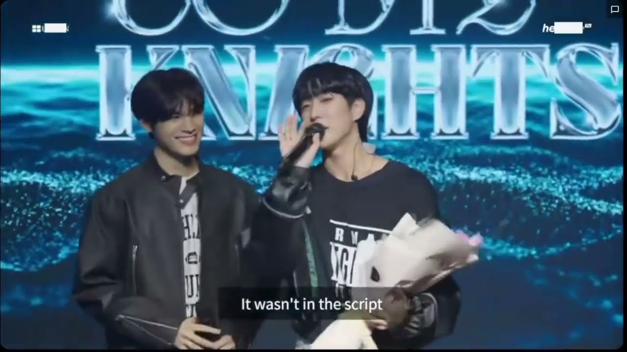 it wasn't in the script