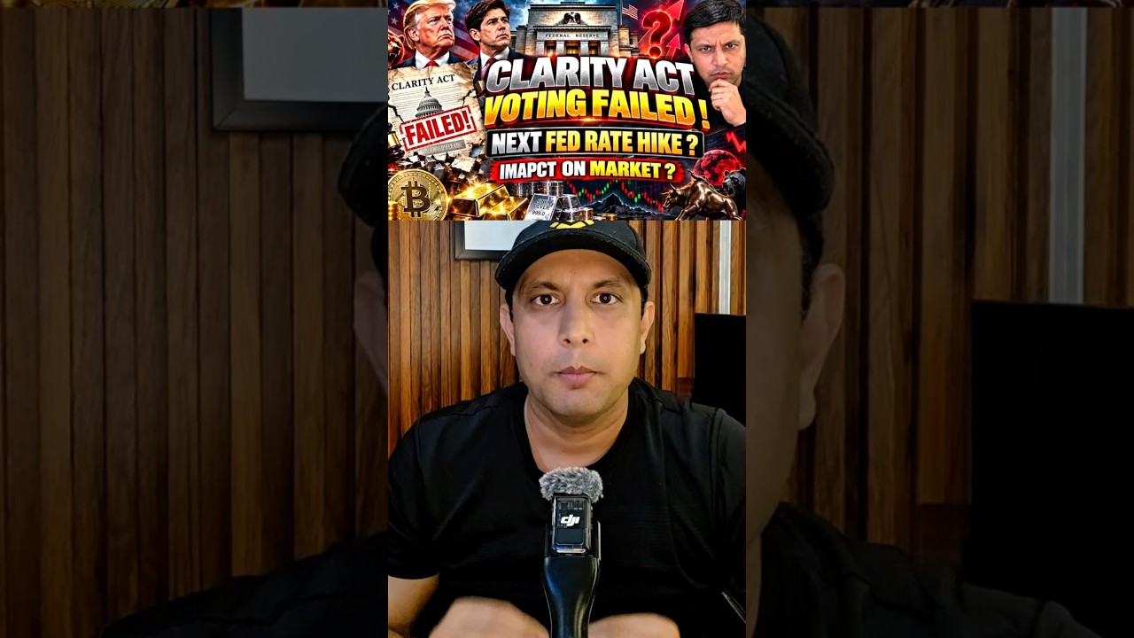 ⚠️ URGENT! CLARITY ACT VOTE FAILED! BITCOIN & CRYPTO MARKET CRASH!
