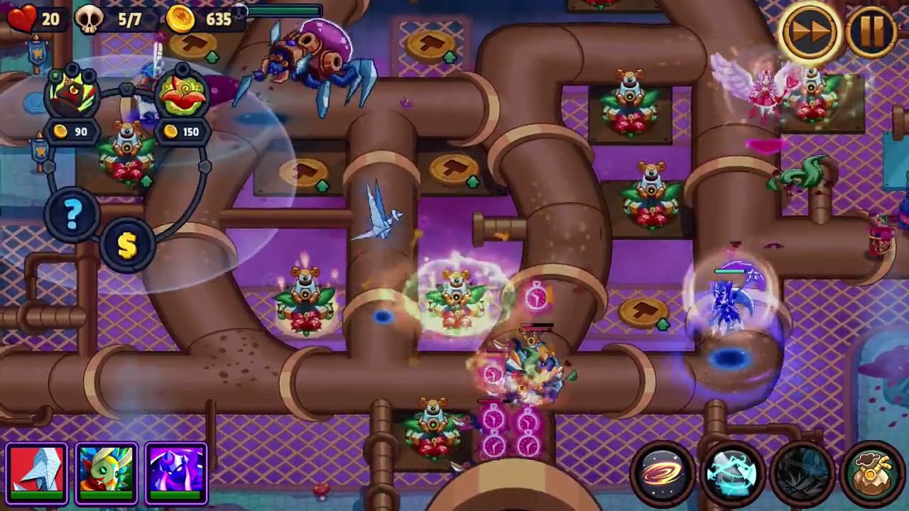 Realm Defense - W7 Enemies Farm - From Beginning Lvl 220