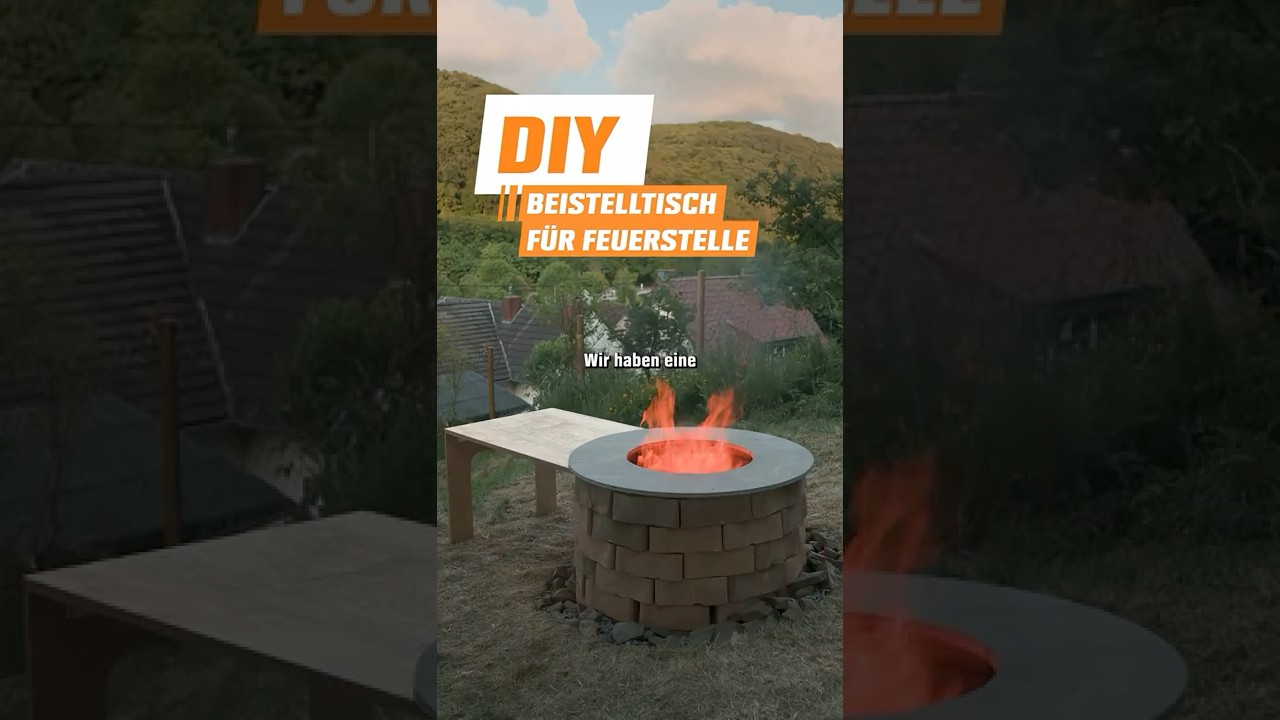 DIY-Beistelltisch f&uuml;r die Feuerstelle!