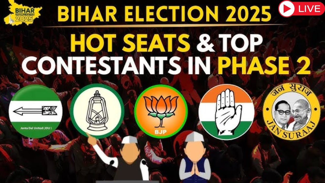 Bihar Election 2025 LIVE: Election Phase 2 Poll Battle Starts |Bihar Election Phase 2 Elections LIVE