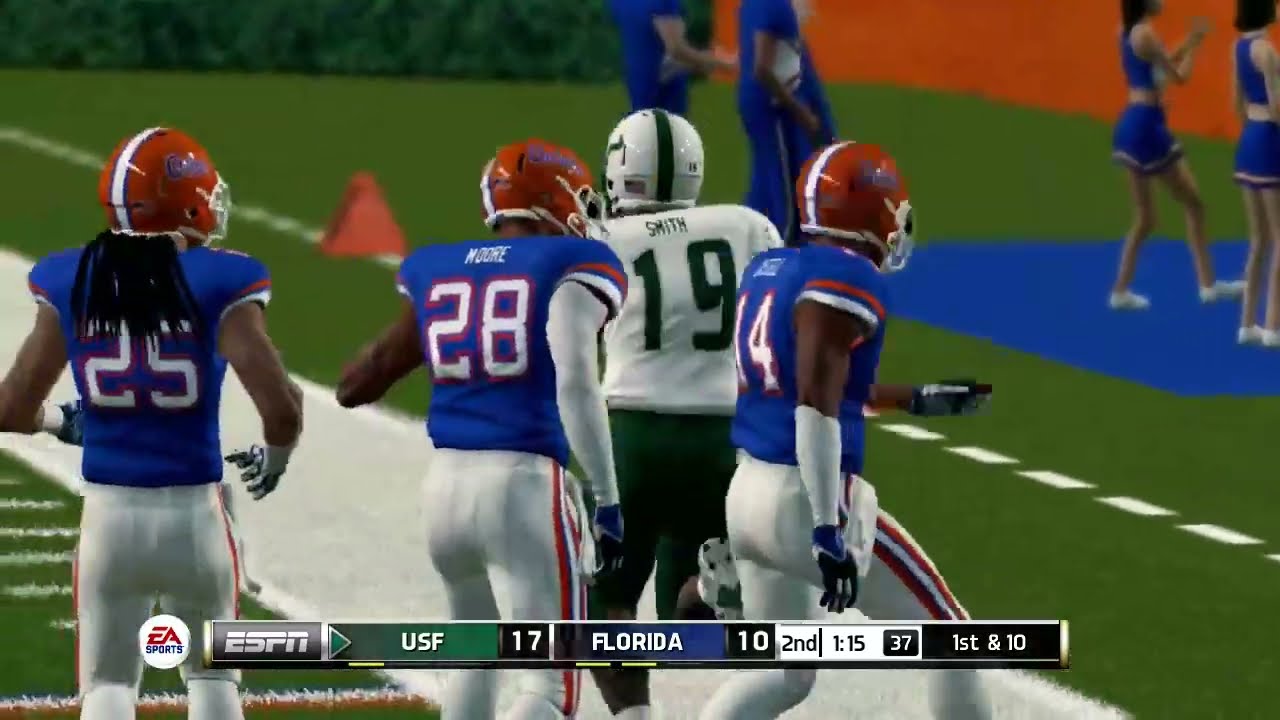 USF vs Florida - NCAA Football 26 - Updated 2025-26 Rosters Week 2 Sep 2 - 7