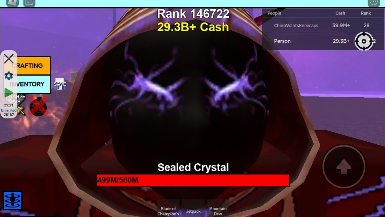 Inanis spawns in CRCW (Roblox)