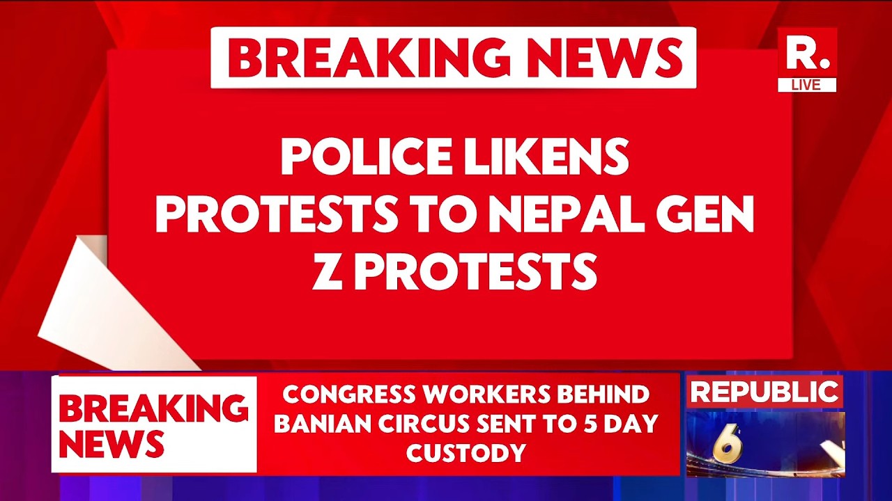 Police Compares Slogans To Nepal Gen Z Protests | AI Summit 2026 | Cong's 'Shirtless' Stir | LIVE