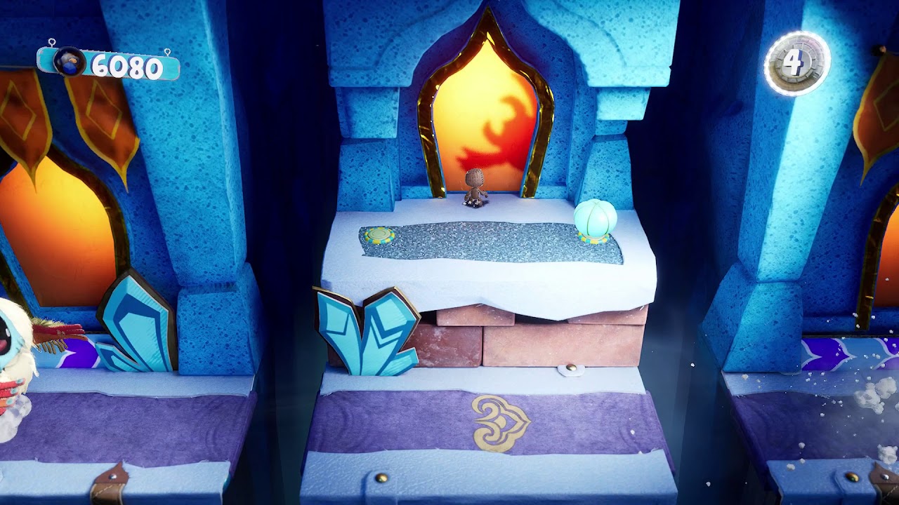 Ready Yeti Go 100% - No Deaths, All Prizes & Orbs - Sackboy: A Big Adventure