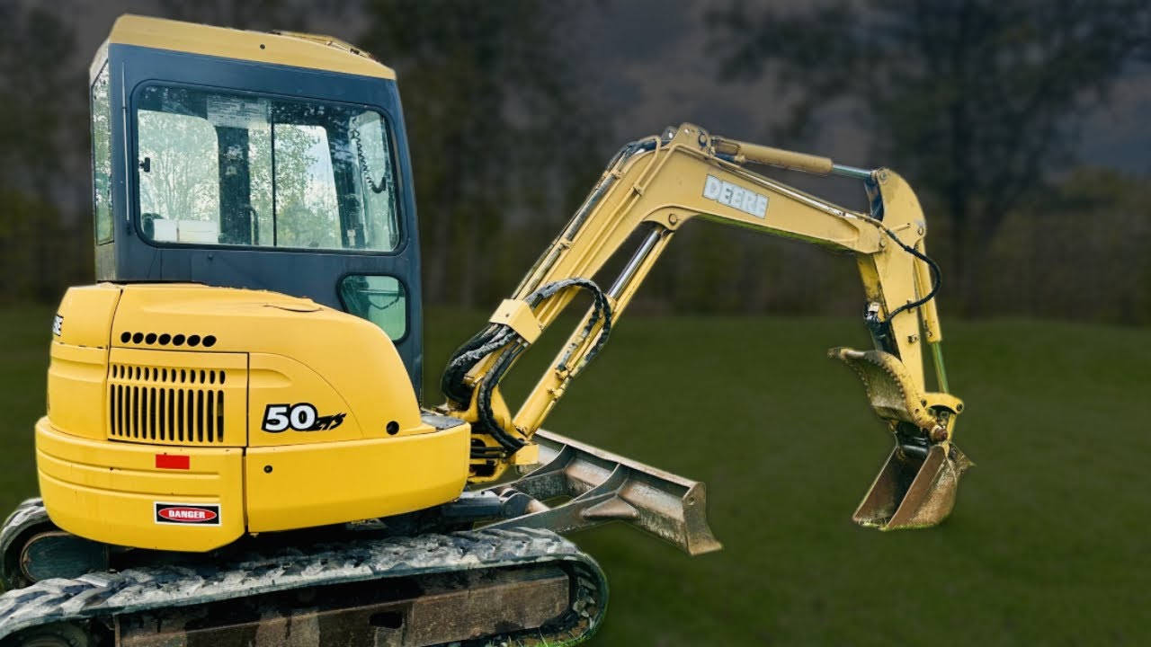 Я купил самый дешёвый мини-экскаватор на Маркетплейсе! John Deere 50ZTS
