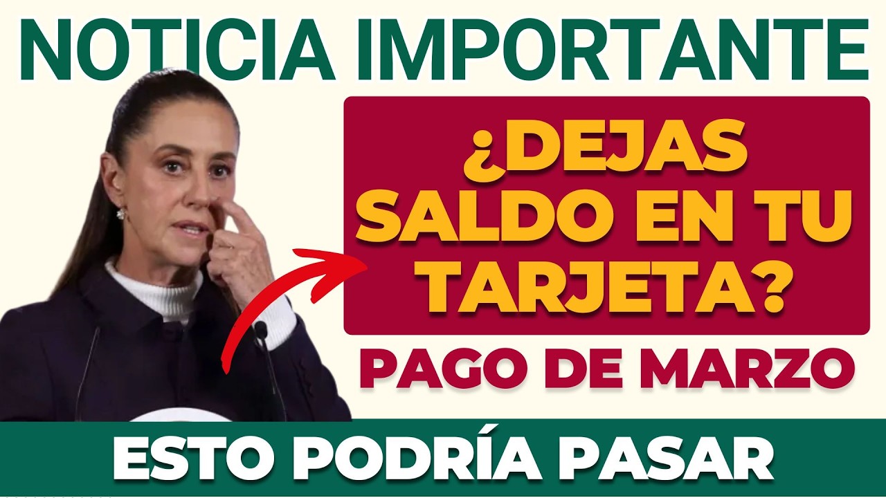 ¿Dejas saldo en tu tarjeta? 💳 Esto podría pasar con tu pensión 👀✅