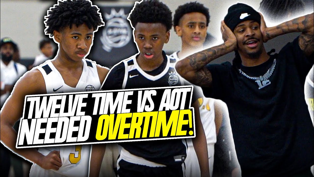 Ja Morant Pulled Up To Watch Twelve Time vs AOT CRAZY Overtime Thriller At Jr. EYBL In Alabama!