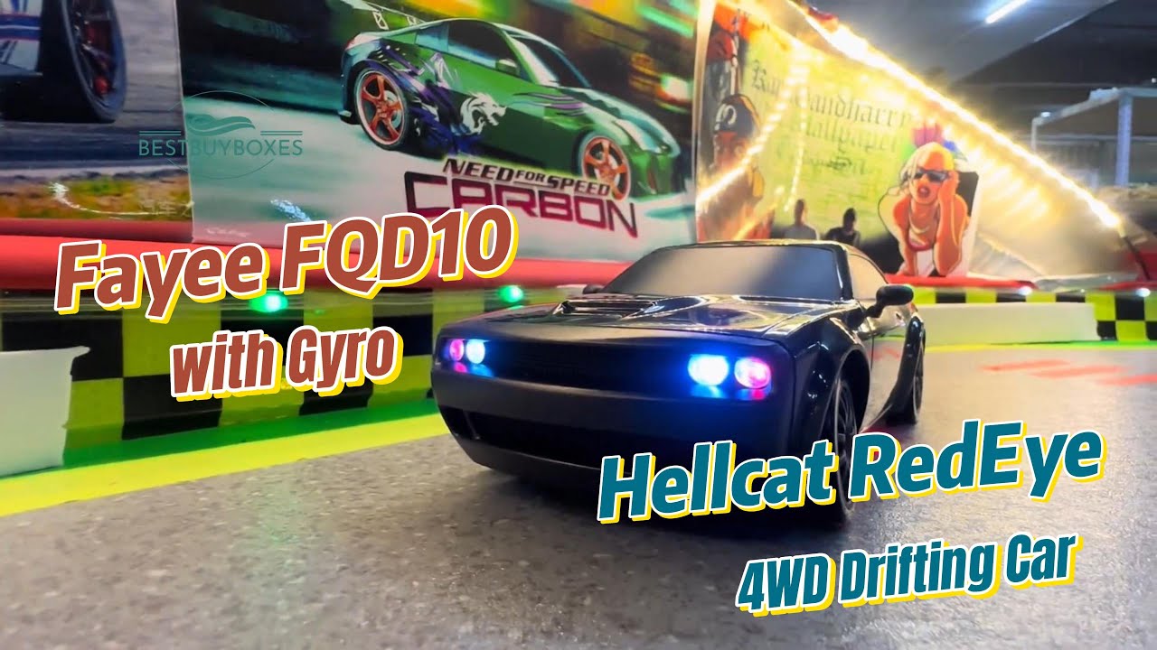 Fayee FQ10 Hellcat Redeye RC Drift Car - Ultimate Drifting Experience! 🚗💨 