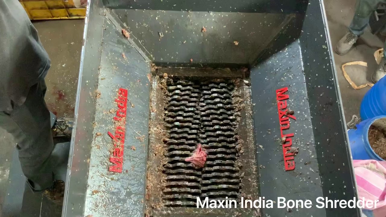 Dead Animal Shredder, Pig Bone Shredder, Shredding Bone, Cattle Bone shredder, #Chickenwasteshredder