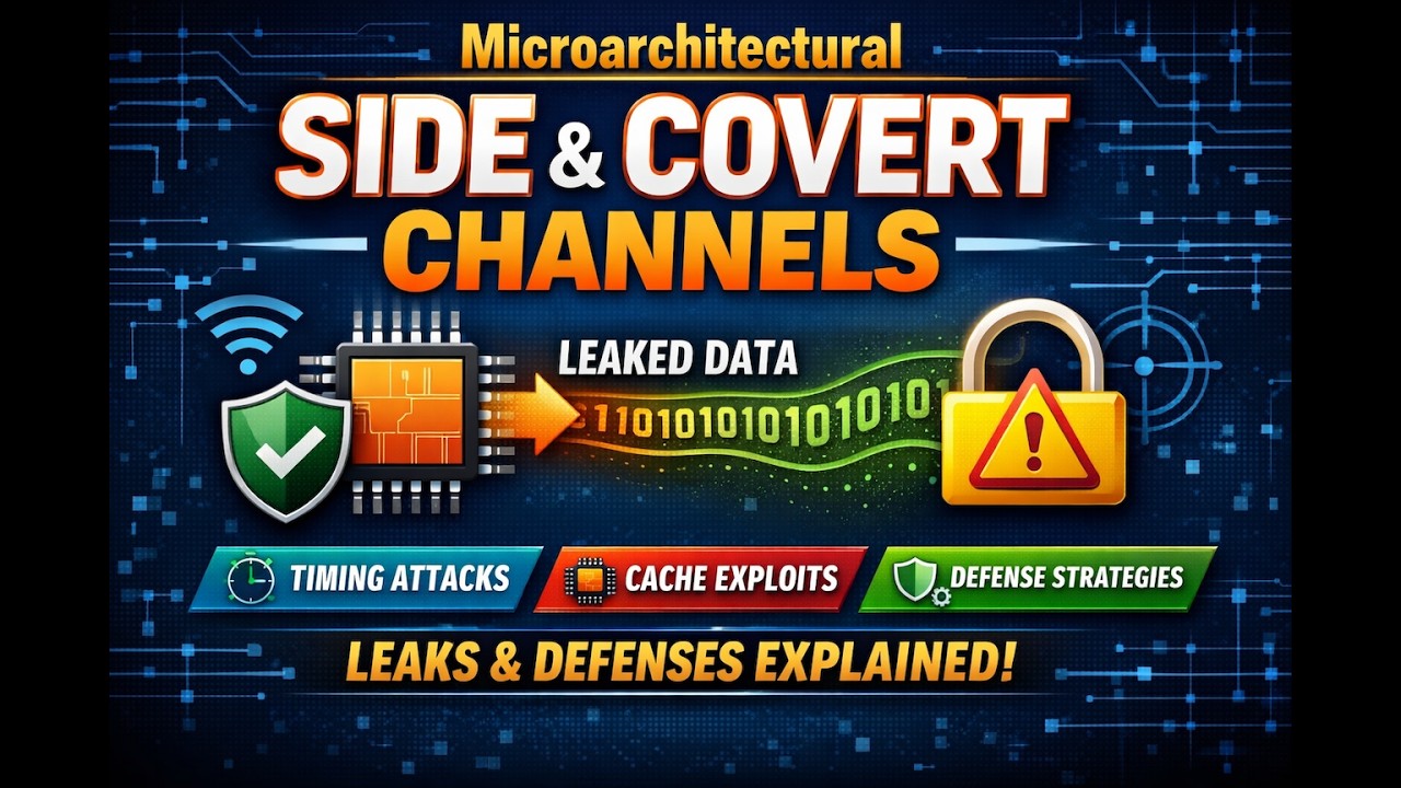CSCI|4996-5996|NMSU|SP'26|W7D1|Survey of Microarchitectural Side & Covert Channels: Attacks and Dfns