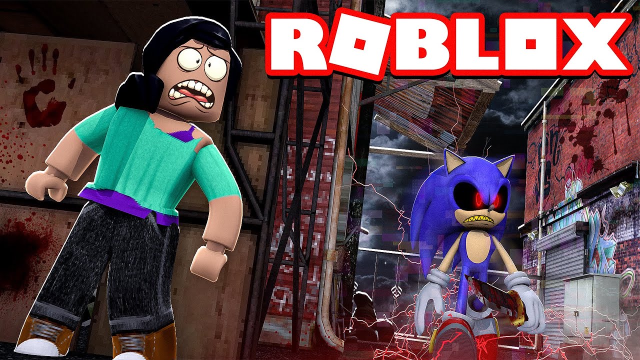 CHASED BY EVIL SONIC.EXE IN ROBLOX | Sonic.exe Sandbox
