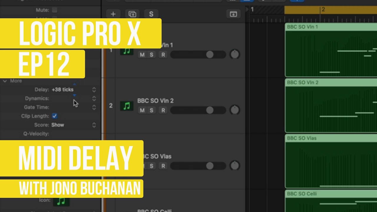 LOGIC PRO X - MIDI Delay