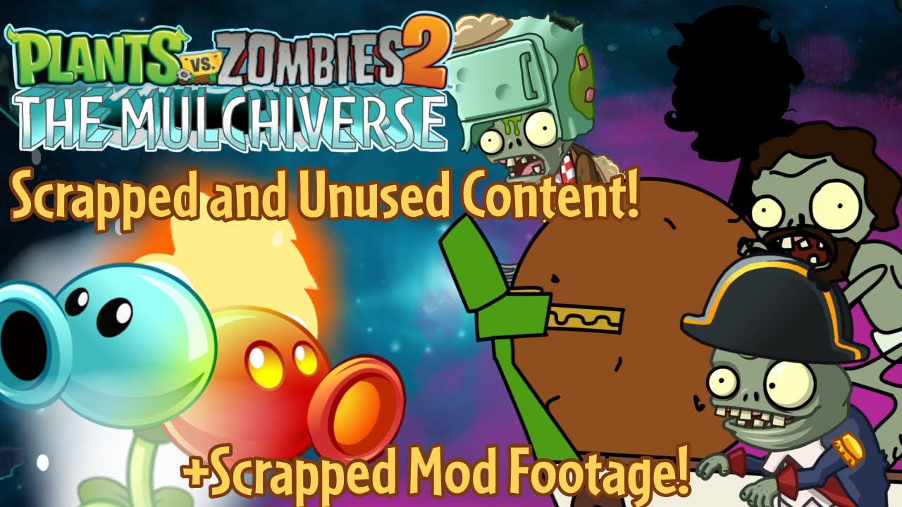 Scrapped Mulchiverse Mod Footage! | Behind the Seeds EP2 | Plants Vs Zombies 2 - Fanmade Content