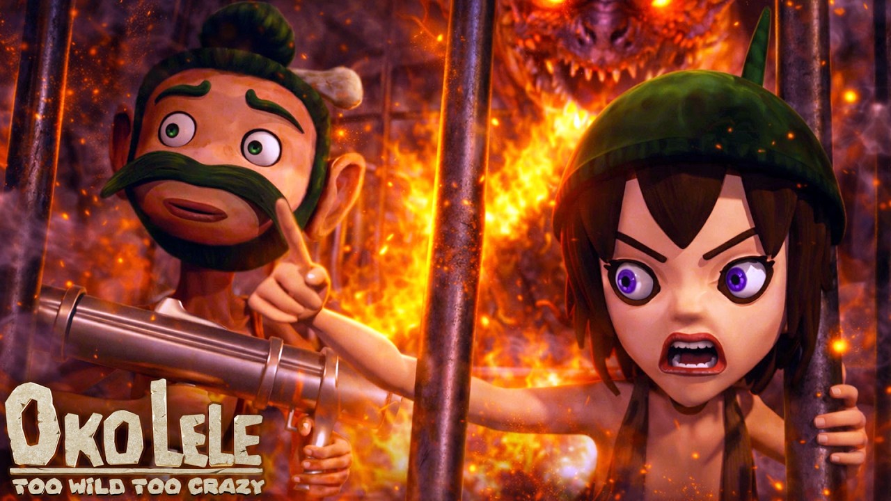 Trapped in a Dragon Cage… Can Oko Lele Escape? 🐉⭐️ Oko Lele - Official channel