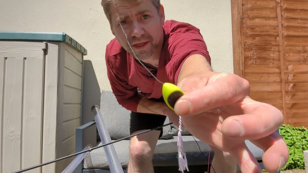 Fishing. Re-elasticating a top kit with new elastic .