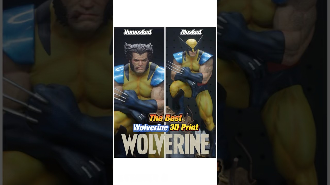 Лучшая 3D-печатная модель Росомахи в формате STL? 