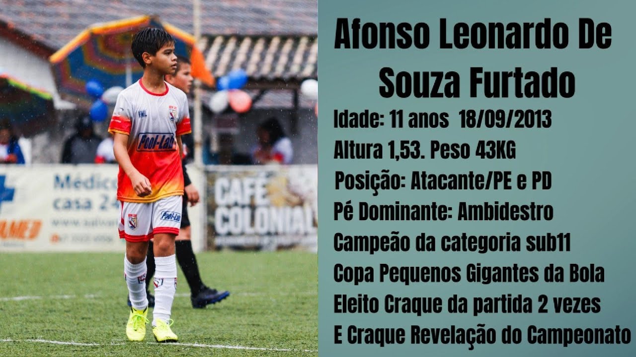 Atleta Afonso Leonardo 12 anos, Resumo CPGB 