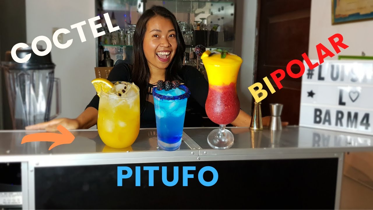 🍹 3 cocteles riquísimos y refrescantes ( PITUFO - BIPOLAR)  whisky / vodka CON Y SIN ALCOHOL😋