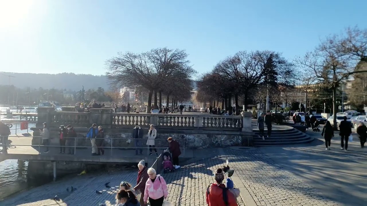 Zurich B&uuml;rkliplatz with beautiful views