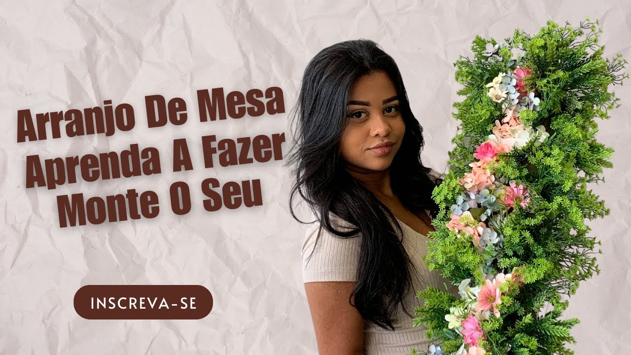 Vamos Te Ensinar A Montar Um Arranjo De Mesa Floral Com Flores E Plantas Artificiais #diy #decoração