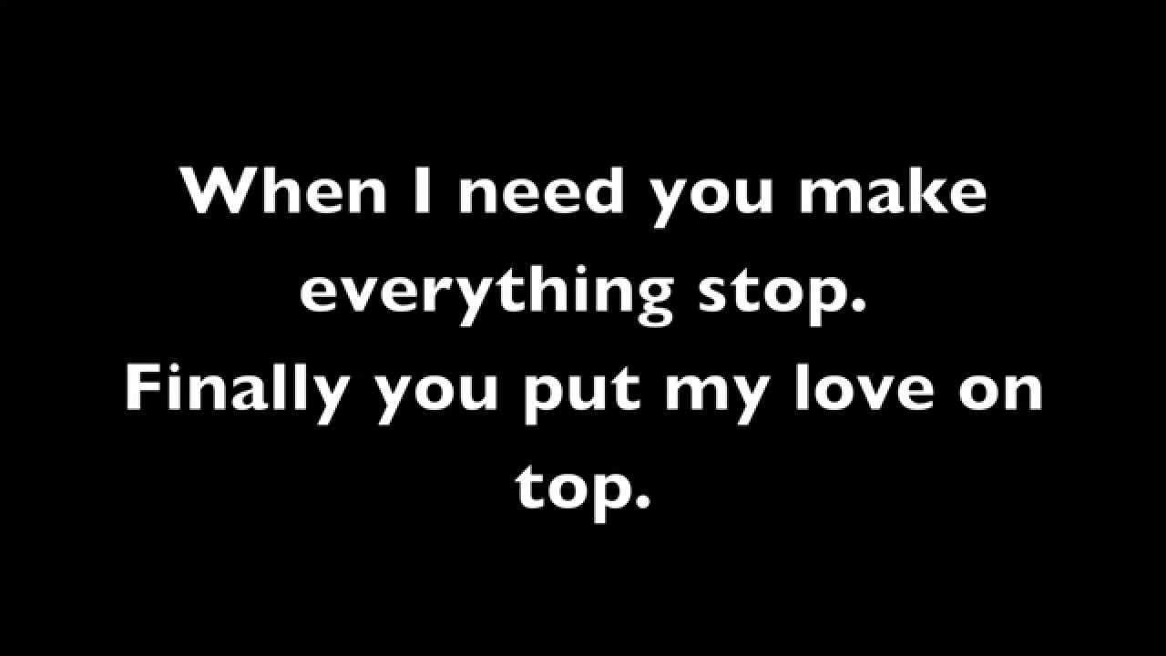 Beyonce - Love on Top (Lyrics)