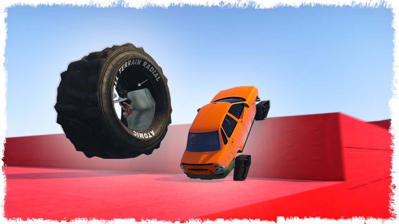 НА ЭТОМ КОЛЕСЕ НЕВОЗМОЖНО ПРОИГРАТЬ!!! ЛЕСТНИЦА В GTA ONLINE!!!