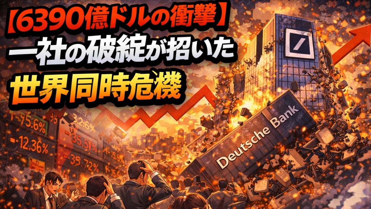 【6390億ドルの衝撃】一社の破綻が招いた世界同時危機