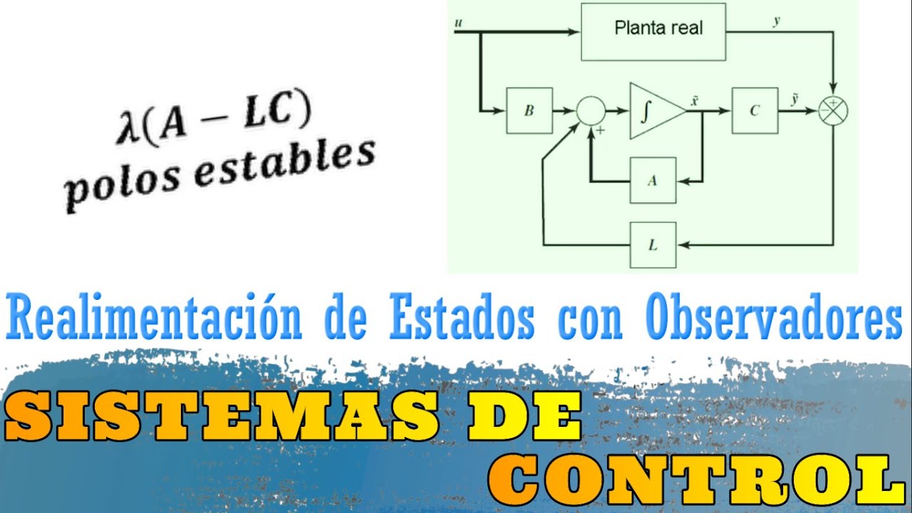 Diseño de Controladores Mediante Realimentación de Estados utilizando OBSERVADORES DE ESTADO