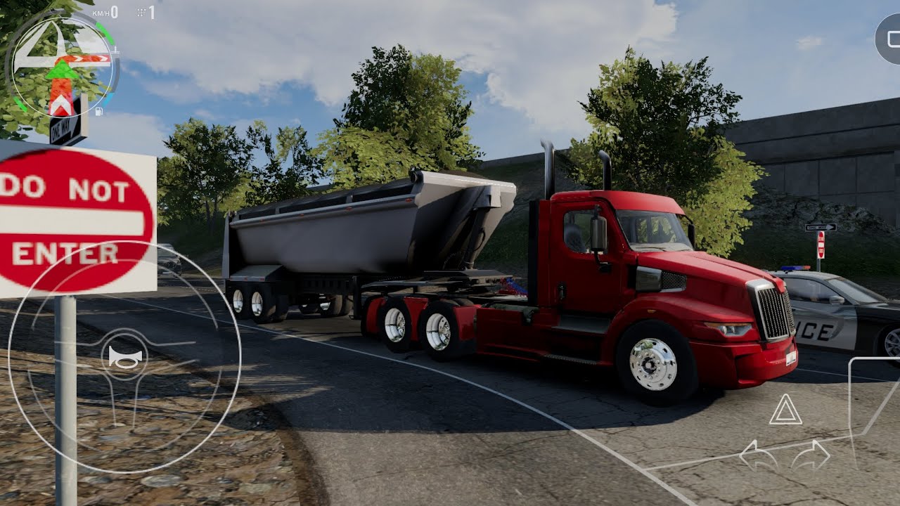 Peaceful Early Morning Drive 🌅🚛 | Big Rig Truck Simulator | TrucKerXdriVe