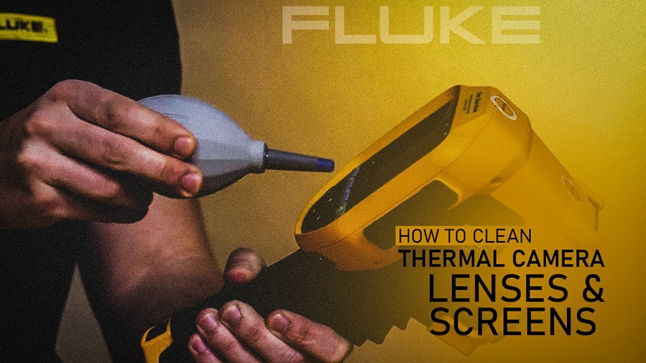 How to clean thermal camera lenses and screens